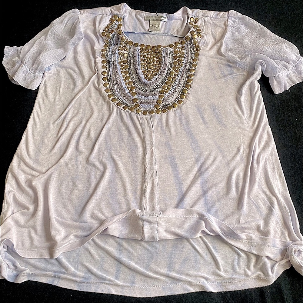 Elegant Top by Designer Alberto Makali | Large | Excellent Condition